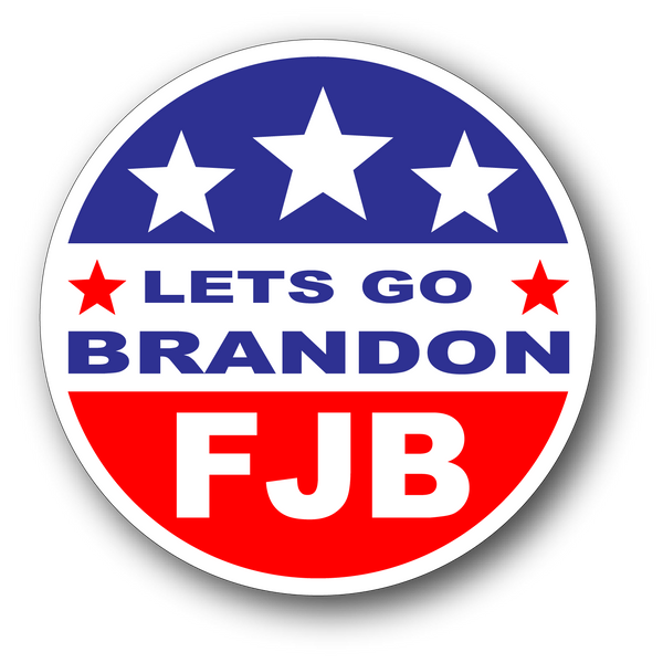 Lets Go Brandon Campaign style sticker