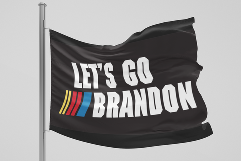 Lets Go Brandon Flag - Nascar Style